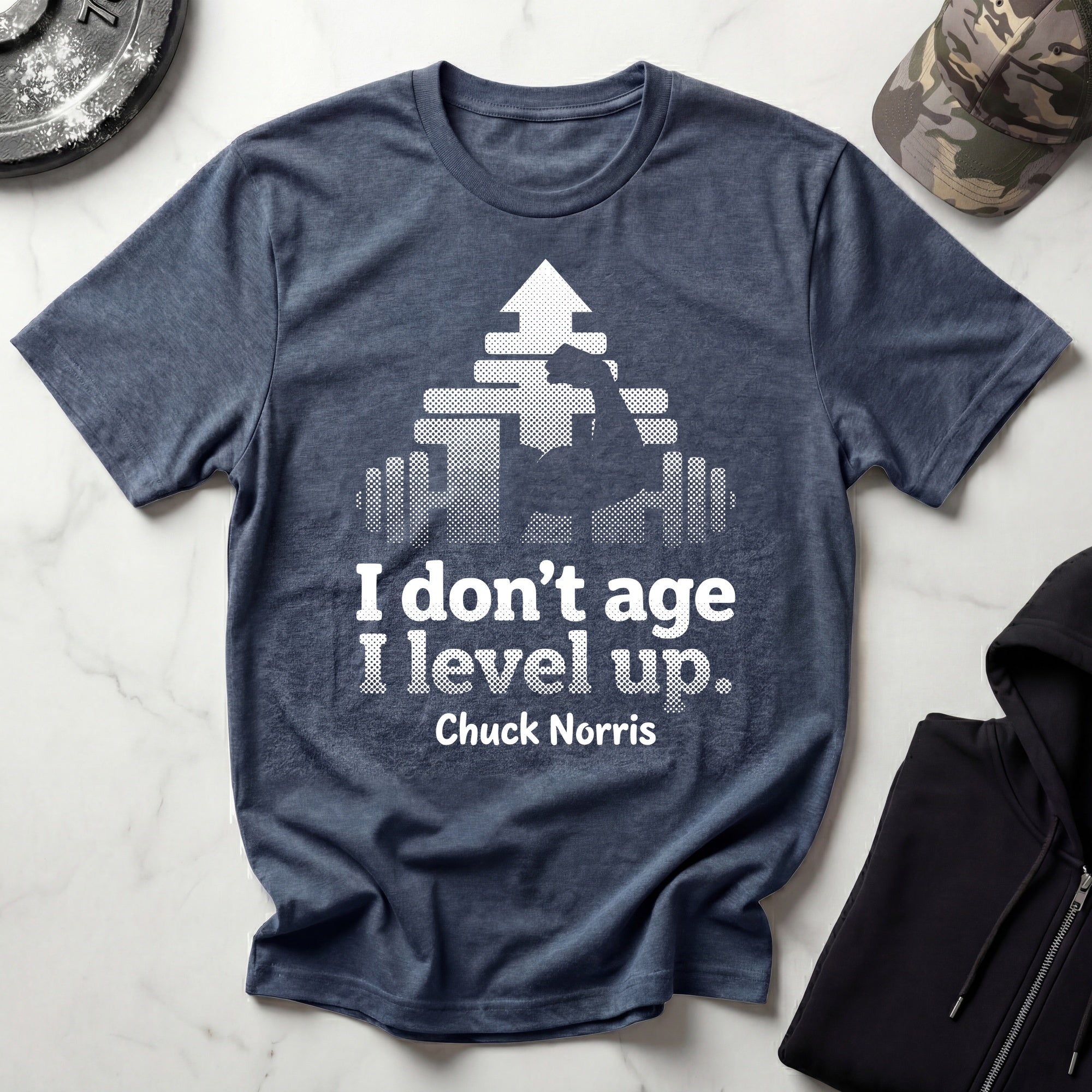I Dont Age I Level Up Vintage Gym T-Shirt