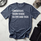 Knowledge Limitation Graphic Gym T-Shirt