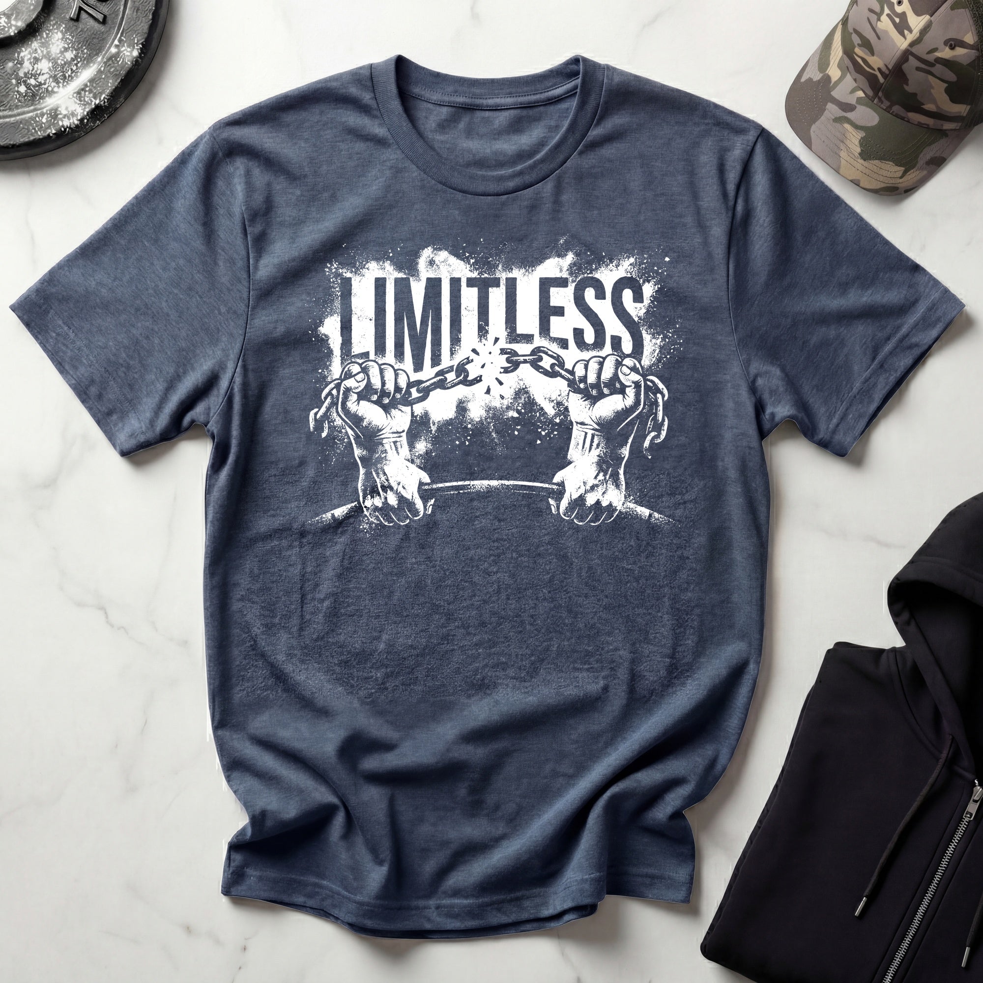 Limitless Chain Train Vintage Gym T-Shirt