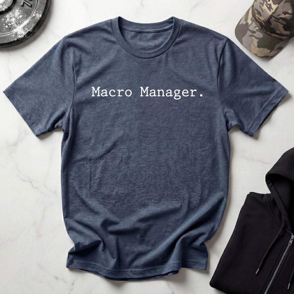 Macro Manager Typographic Gym T-Shirt