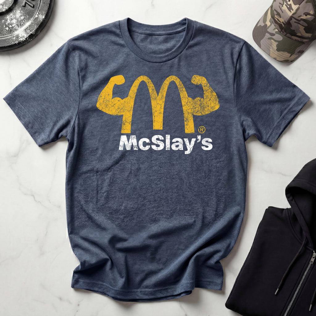 McSlays Arches Graphic Vintage Gym T-Shirt