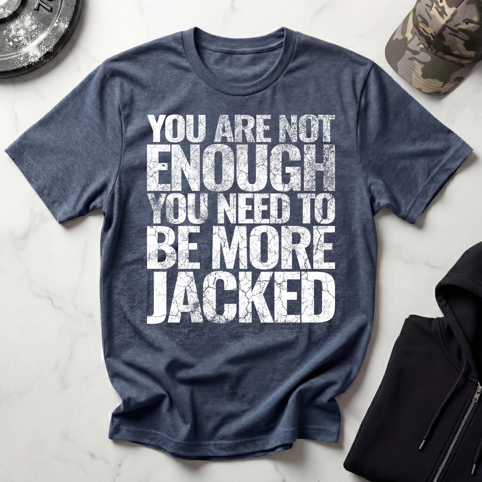 More Jacked Grunge Graphic Gym T-Shirt