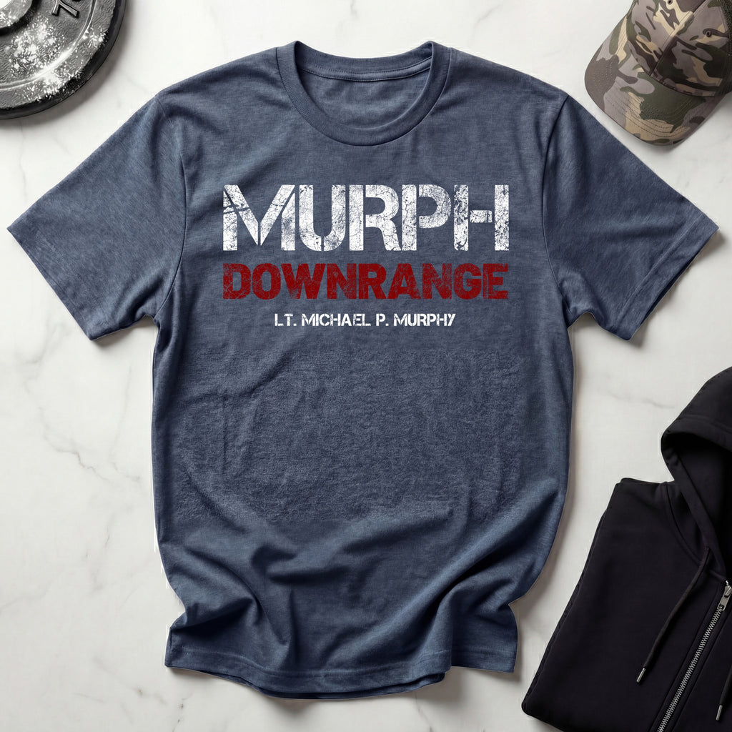 Murph Downrange Grunge Gym T-Shirt