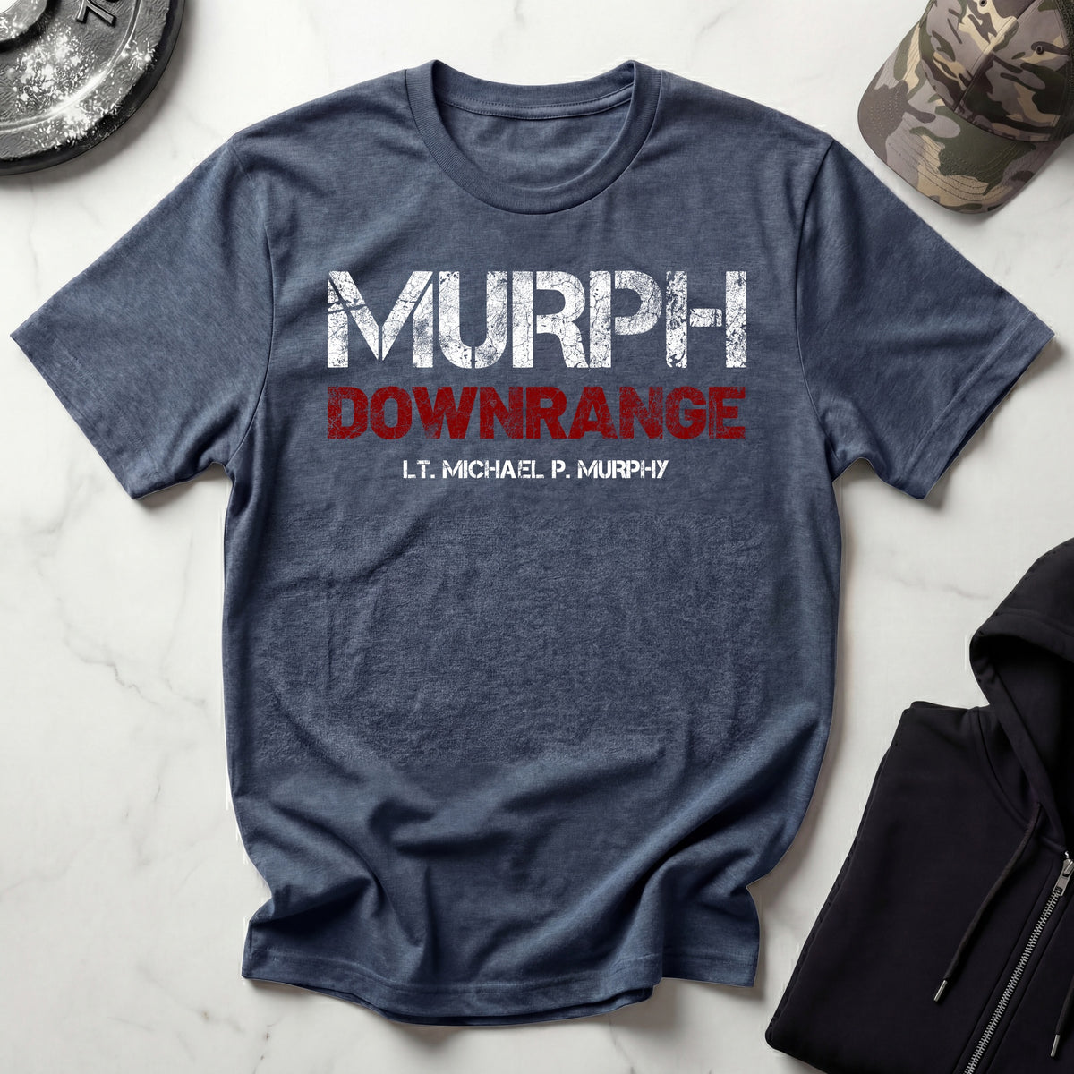 Murph Downrange Grunge Gym T-Shirt