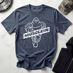 Musclein Man Graphic Vintage Gym T-Shirt