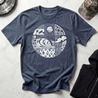 Nature Sea Surf Sun Vintage Screenprint Gym T-Shirt