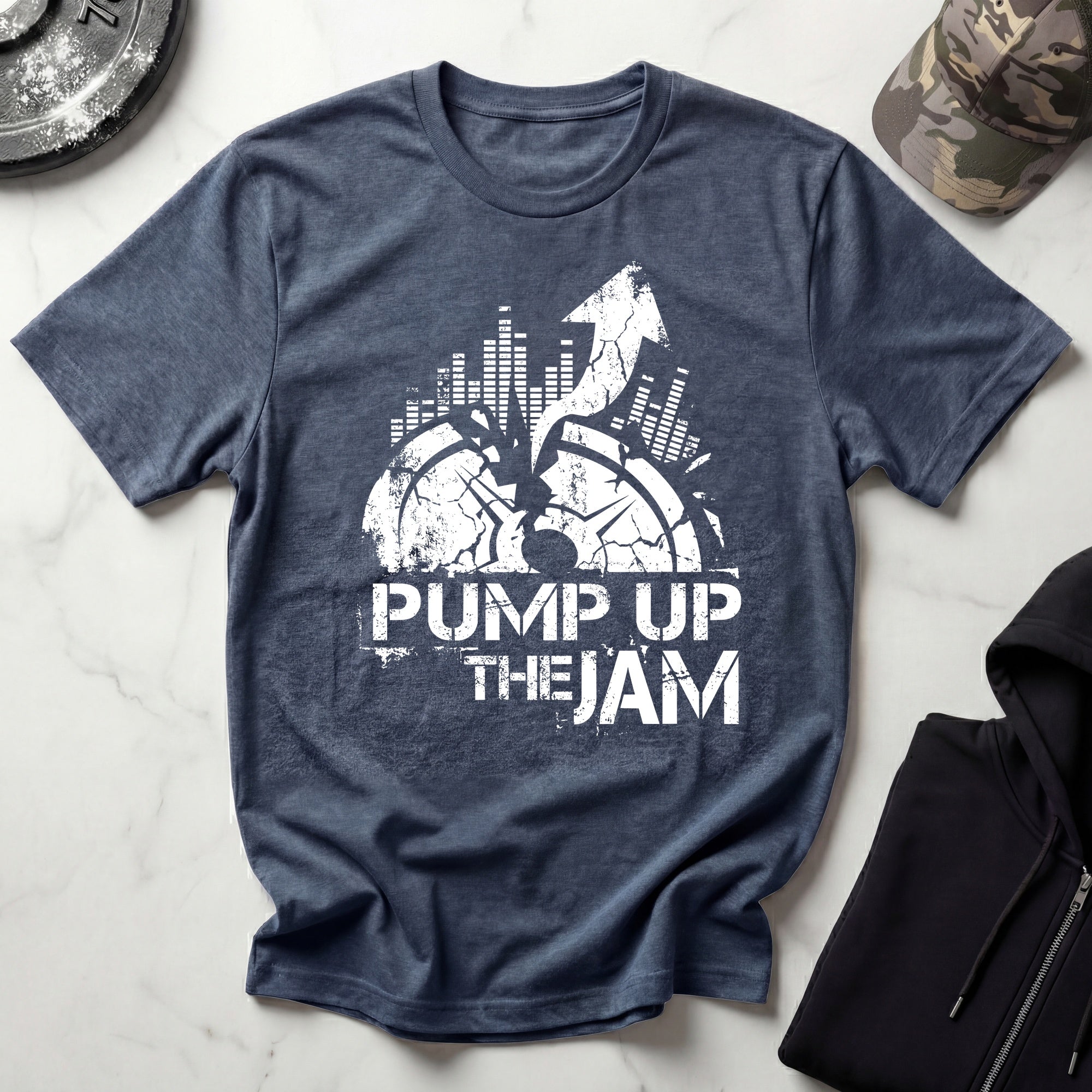 Pump Up Retro Gym Tee-Shirt