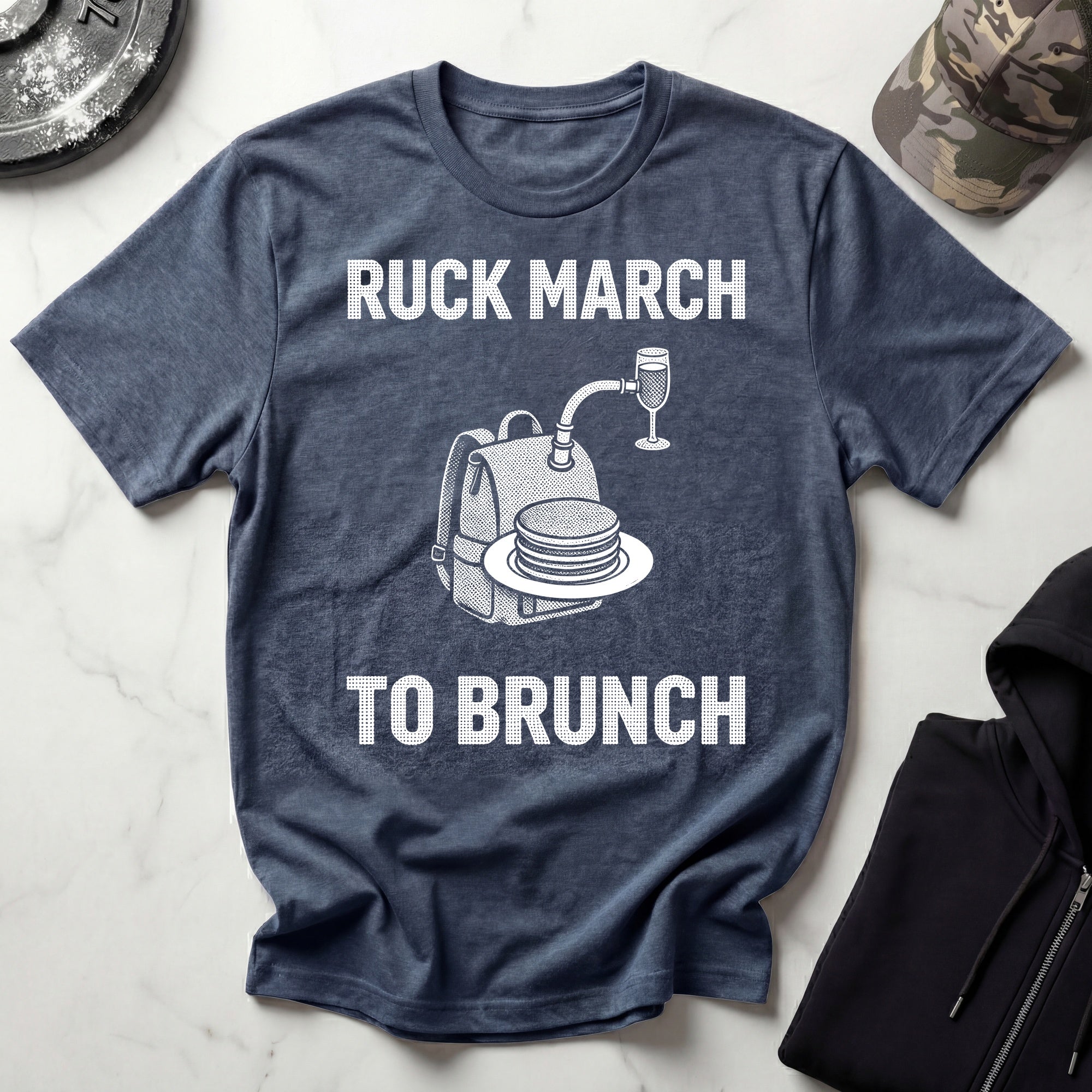 Ruck March To Brunch Gym T-Shirt