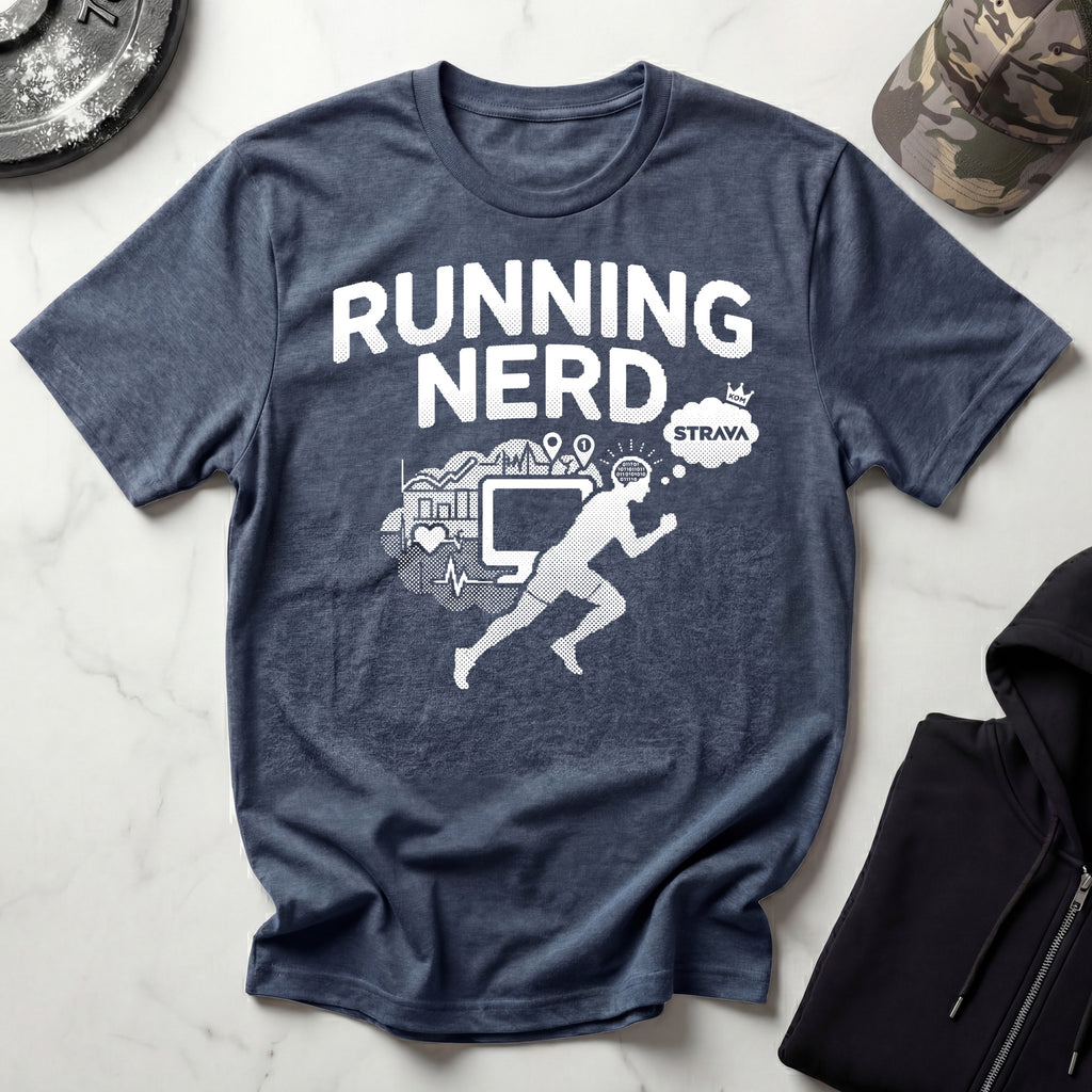 Runner Nerd Brain Vintage Gym T-Shirt