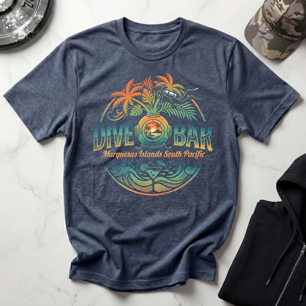 Vintage Retro South Pacific Gym T-Shirt