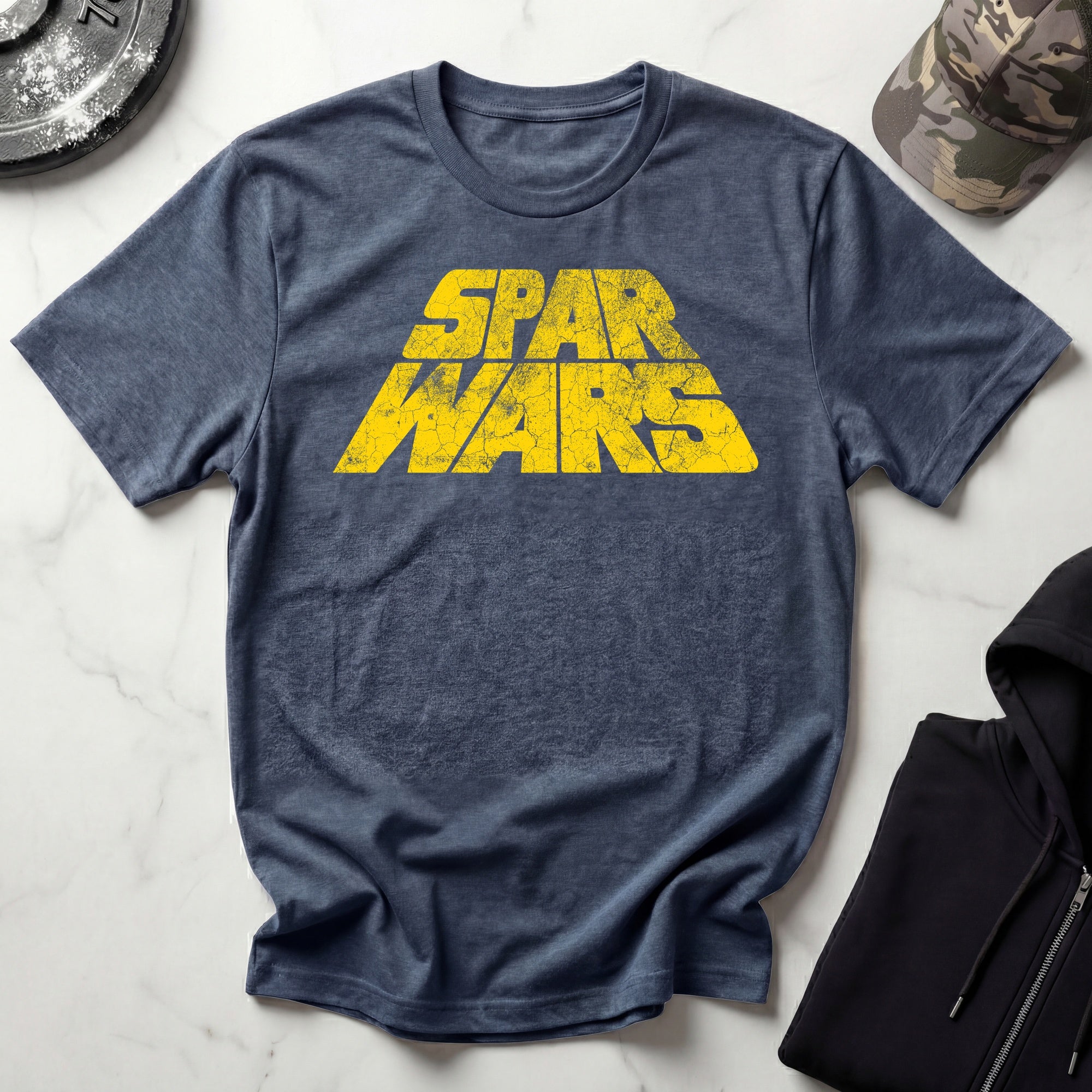 Spar Wars Humour Vintage Gym T-Shirt