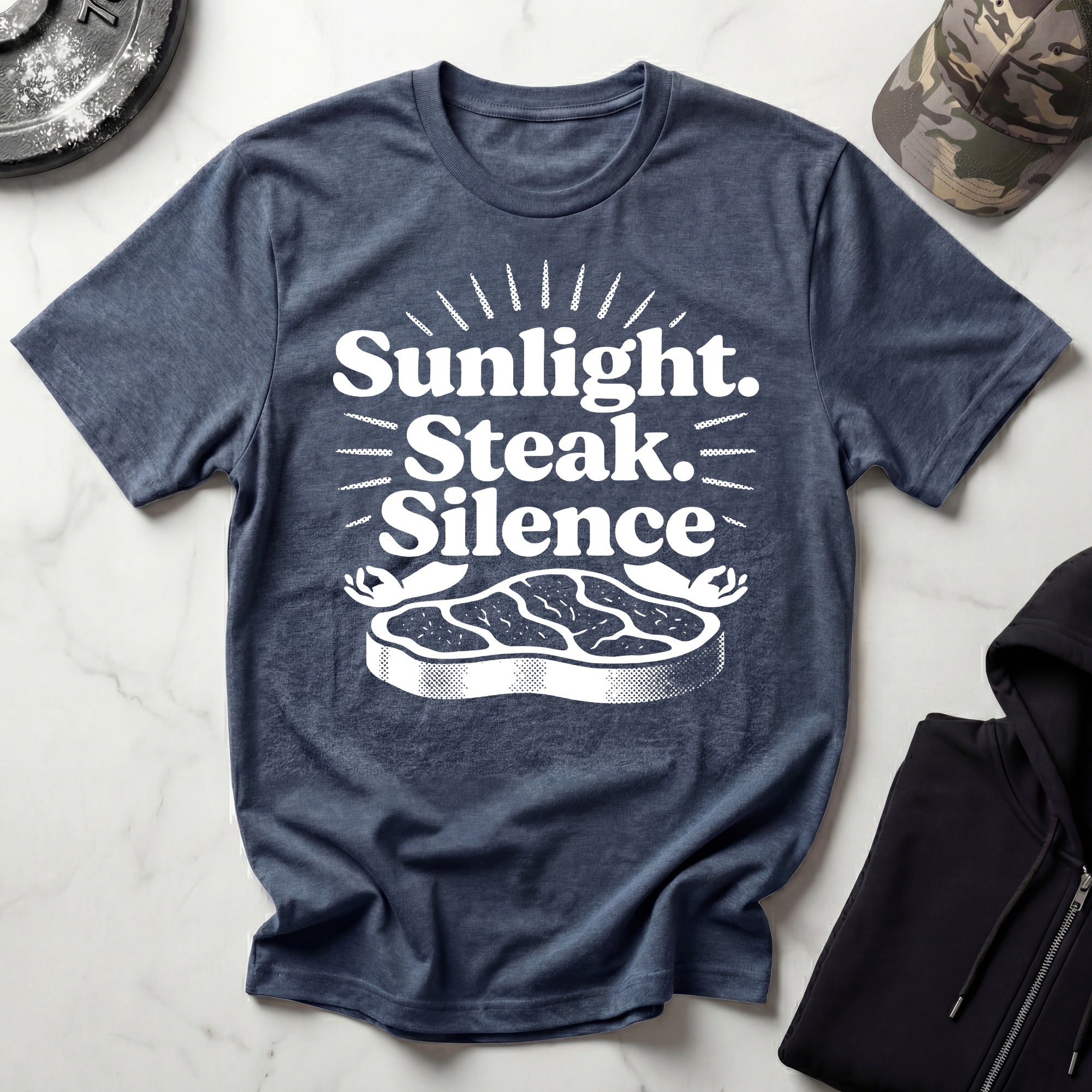 Sunlight Steak Silence Vintage Gym T-Shirt
