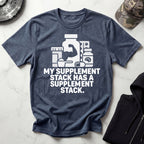 Stacked Supplements Graphic Gym T-Shirt