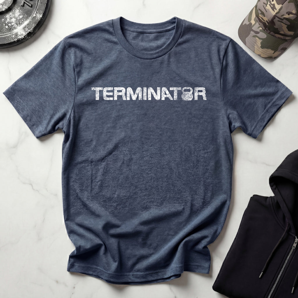 Terminator Kettlebell Graphic Gym T-Shirt