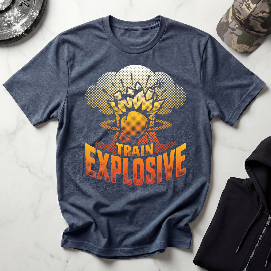 Train Explosive Boxing Gym T-Shirt