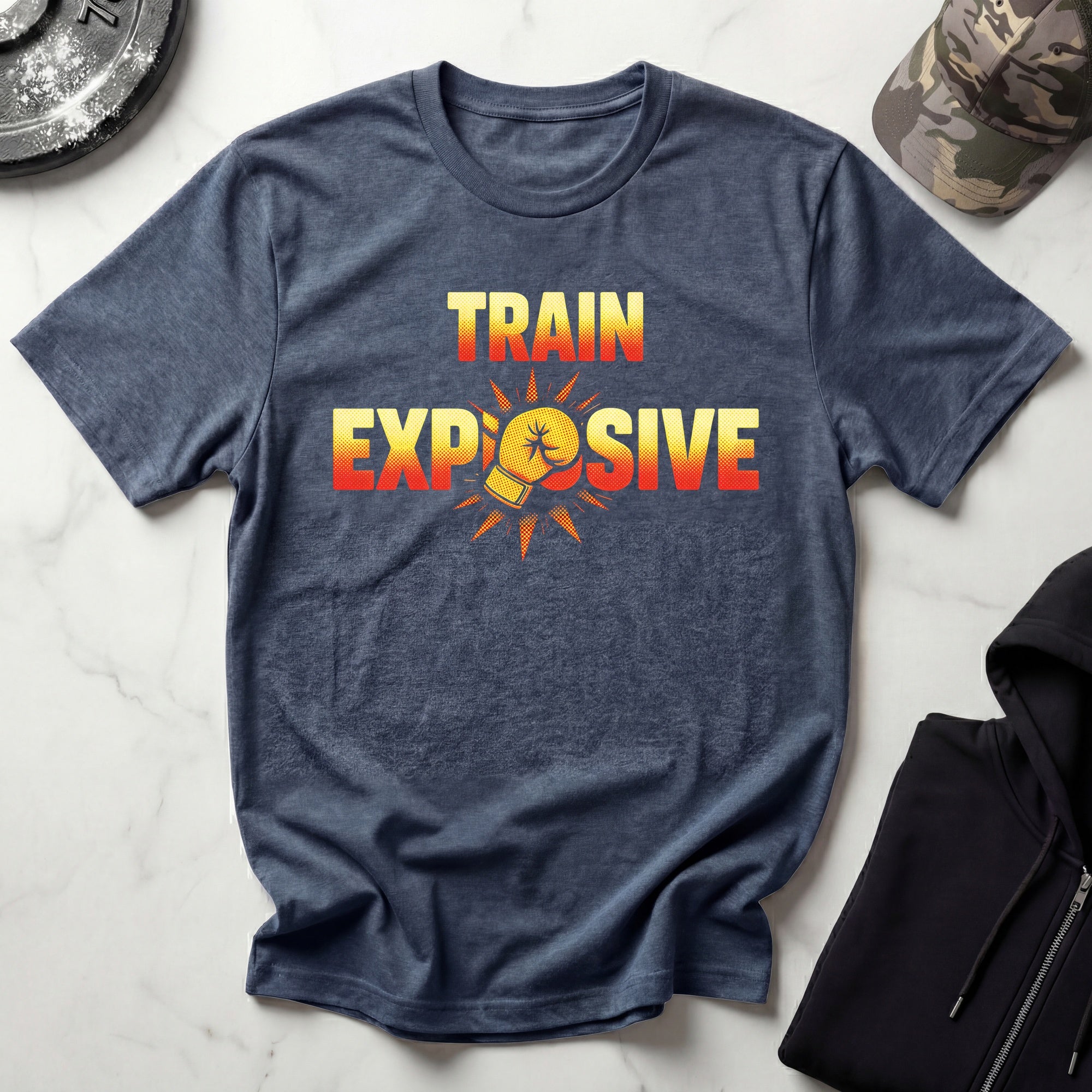Boxing Train Explosive Gym T-Shirt