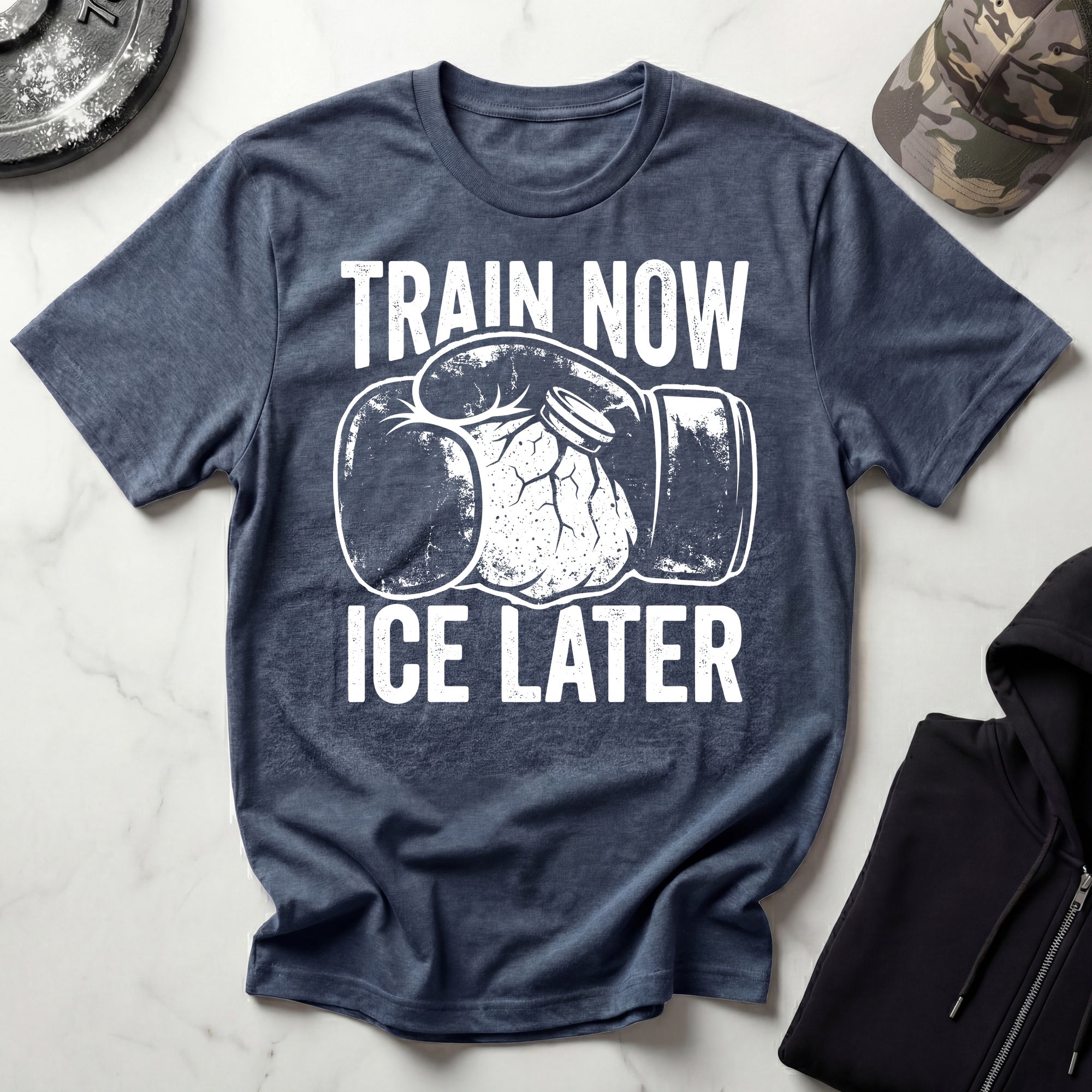 Train Now Ice Later Boxing MMA T-Shirt