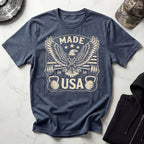 USA Eagle Flag Vintage Gym T-Shirt