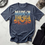Made In USA Art Print Vintage Gym T-Shirt