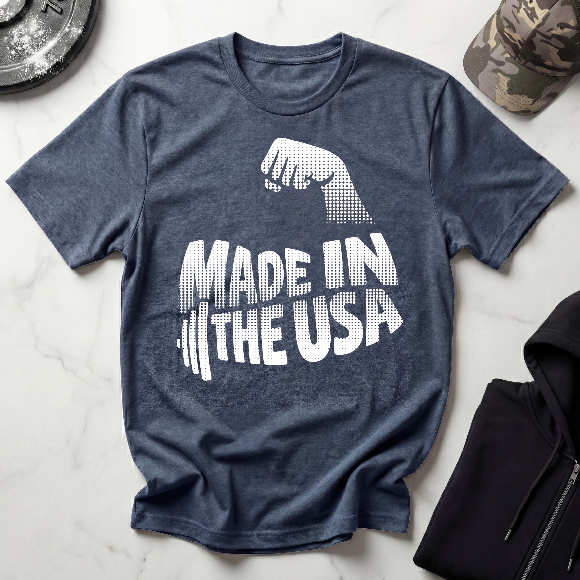 Weightlifting USA Vintage Graphic Gym T-Shirt