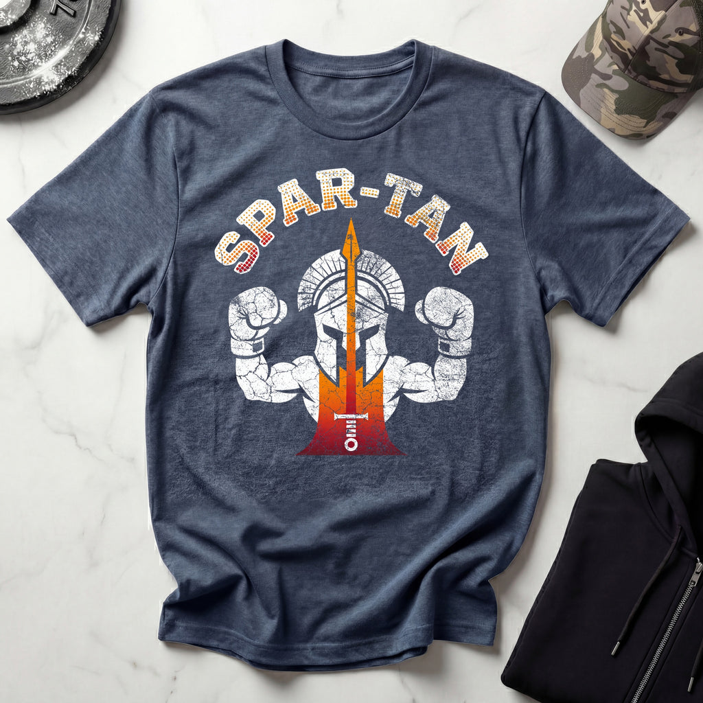 Spar-Tan Boxing Drill Vintage Gym T-Shirt