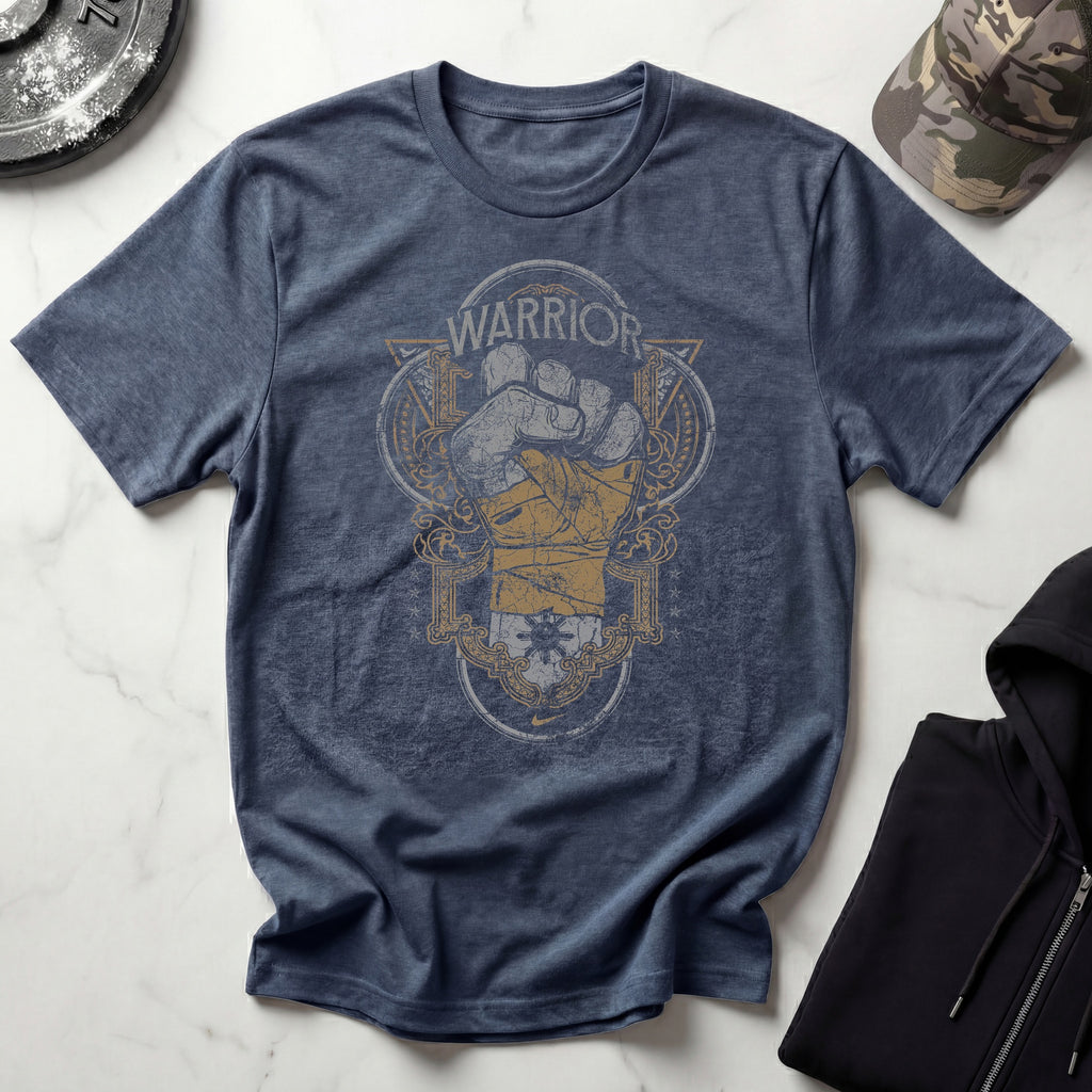 Warrior Fist Graphic Gym T-Shirtt