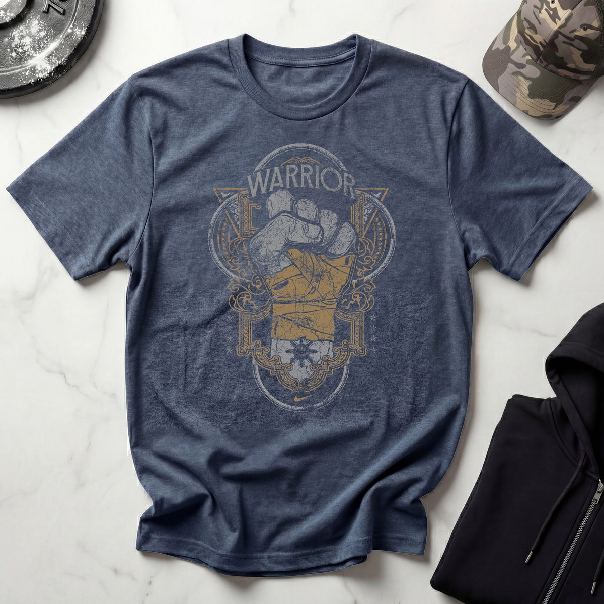Warrior Fist Graphic Gym T-Shirtt