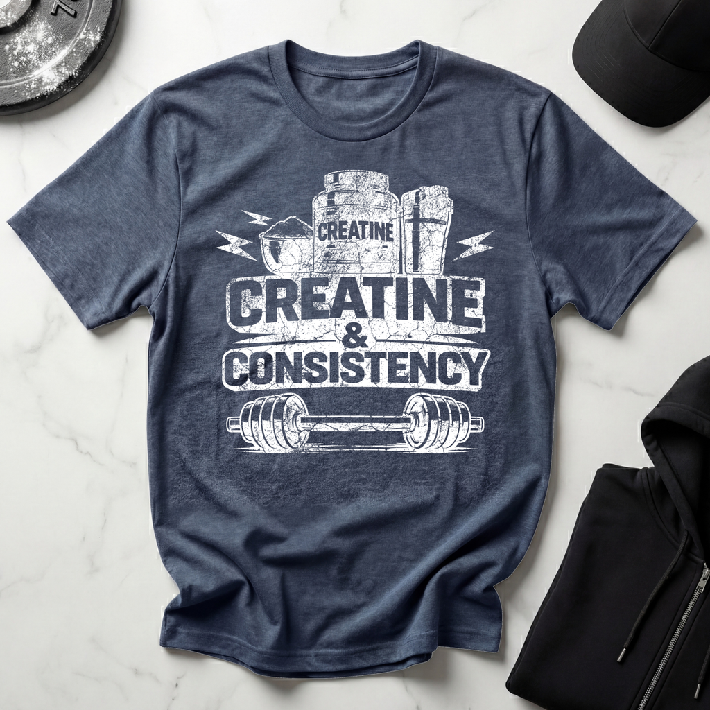 Creatine & Consistency Dark Tee