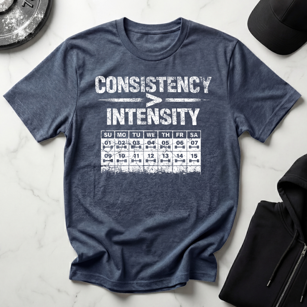 Consistency Over Intensity Dark Tee