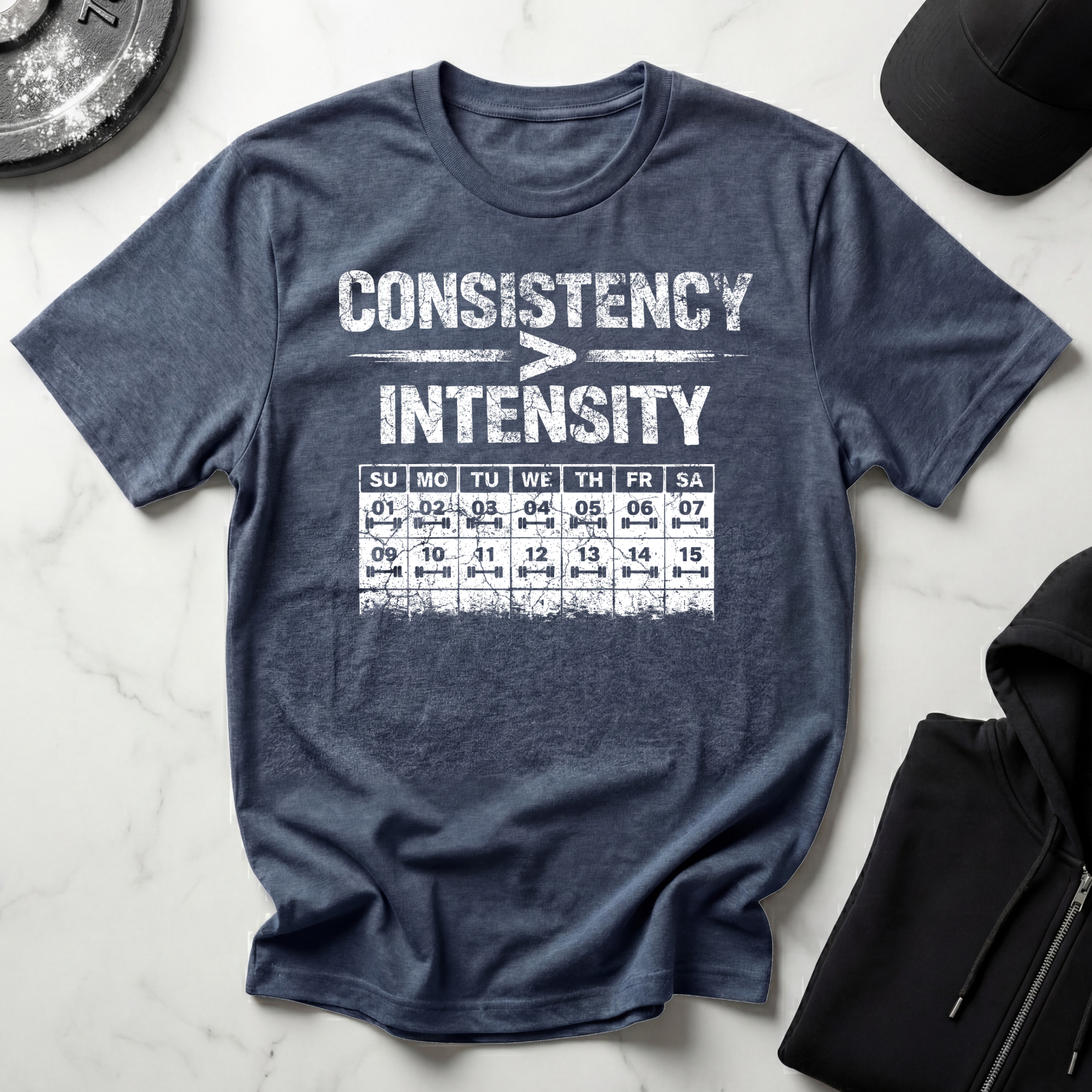 Consistency Over Intensity Dark Tee