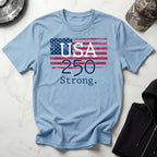 USA 250 Strong Gym Vintage Gym T-Shirt