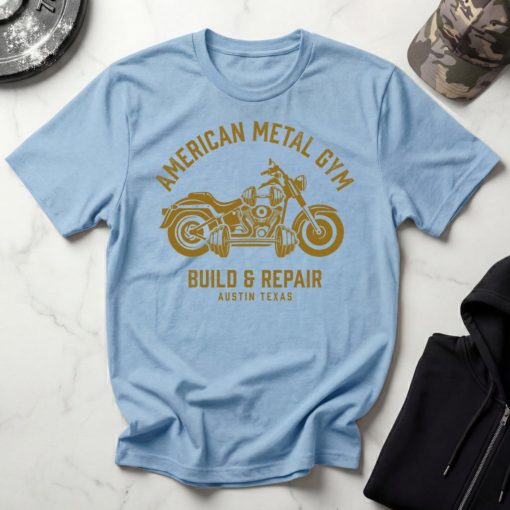 American Metal Build and Repair Vintage Gym T-Shirt