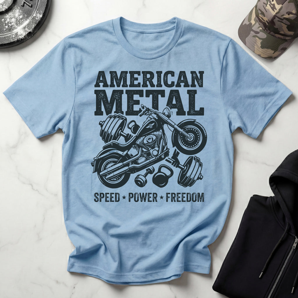 American Metal Softtail Build and Repair Vintage Graphic Gym T-Shirt