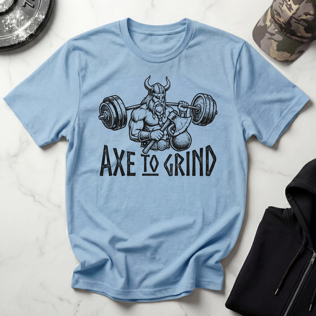 Axe To Grind Viking Graphic Gym T-Shirt