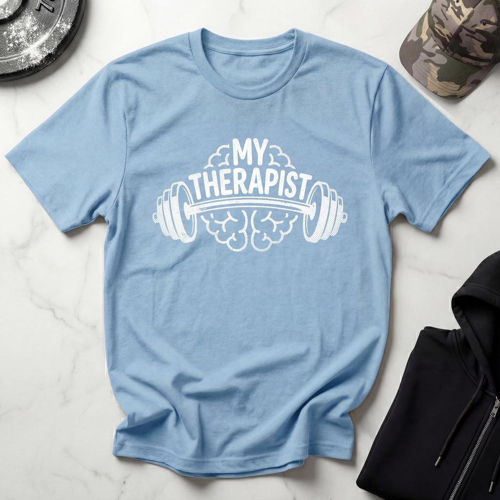 Barbell Therapist Gym T-Shirt