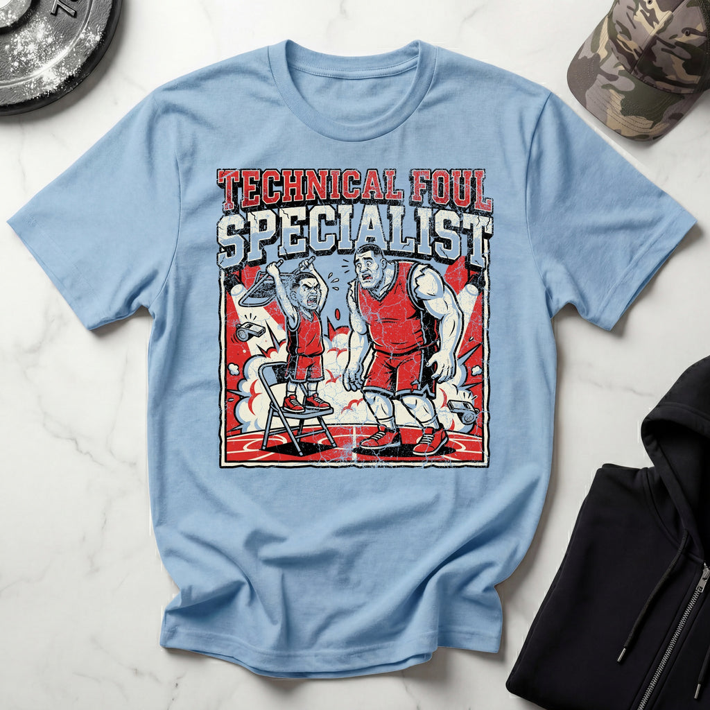 Basketball Technical Foul Specialist Vintage Gym T-Shirt