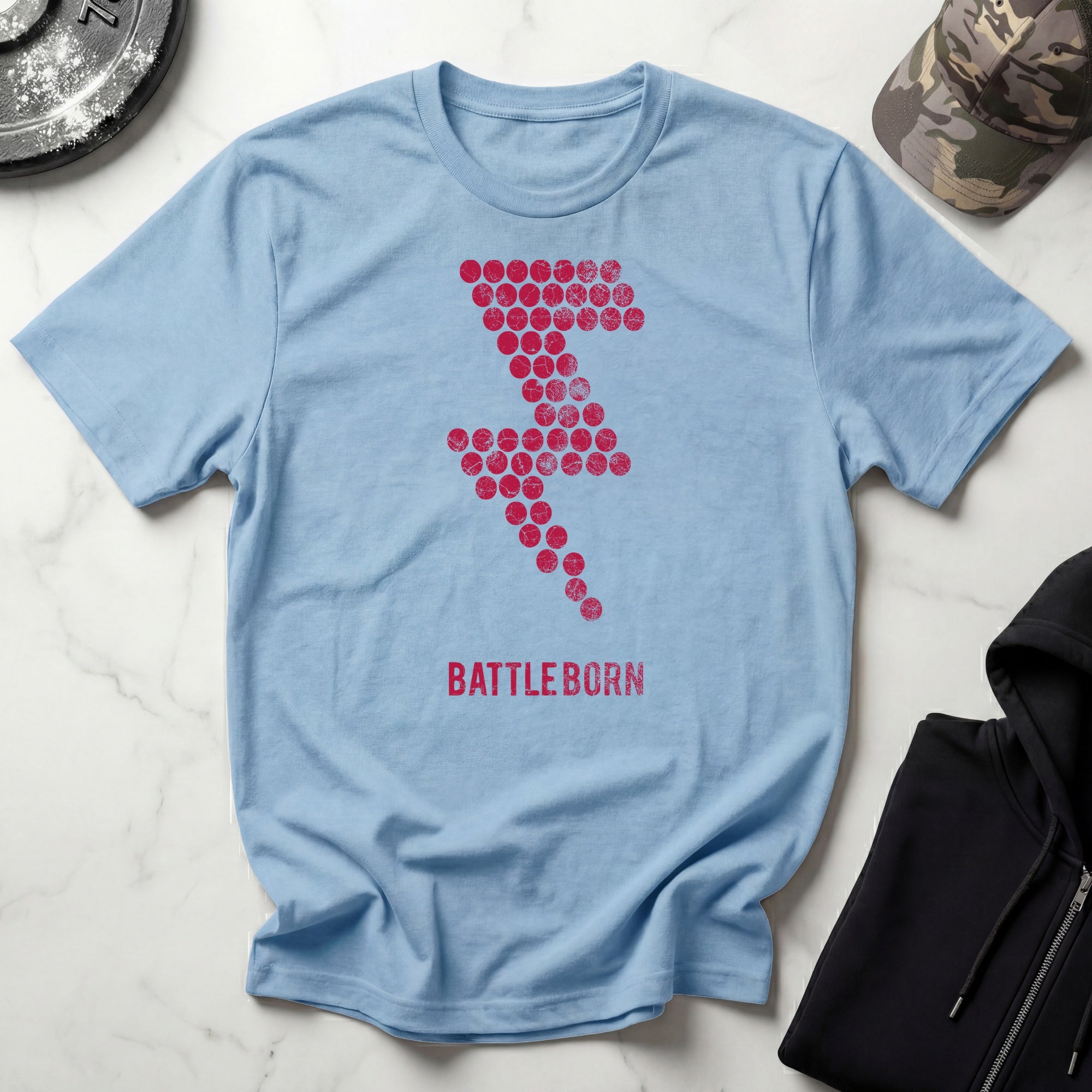 Battle Born Bolt Vintage Gym T-Shirt