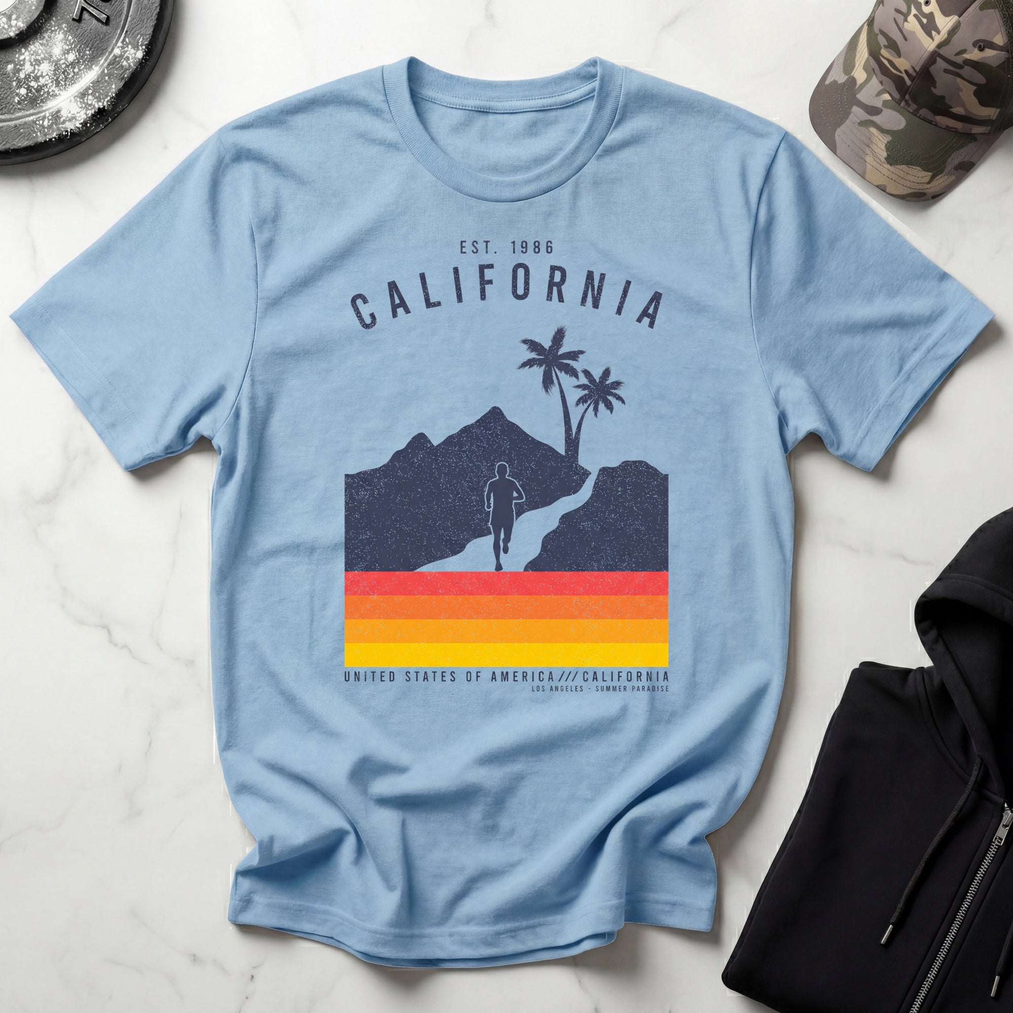 California Trail Runner Vintage Gym T-Shirt