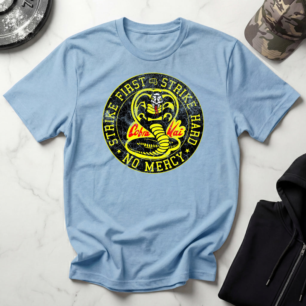 Cobra Kai Strike First Dojo Vintage Gym T-Shirt