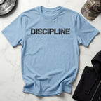 Discipline Typographic Retro Gym T-Shirt