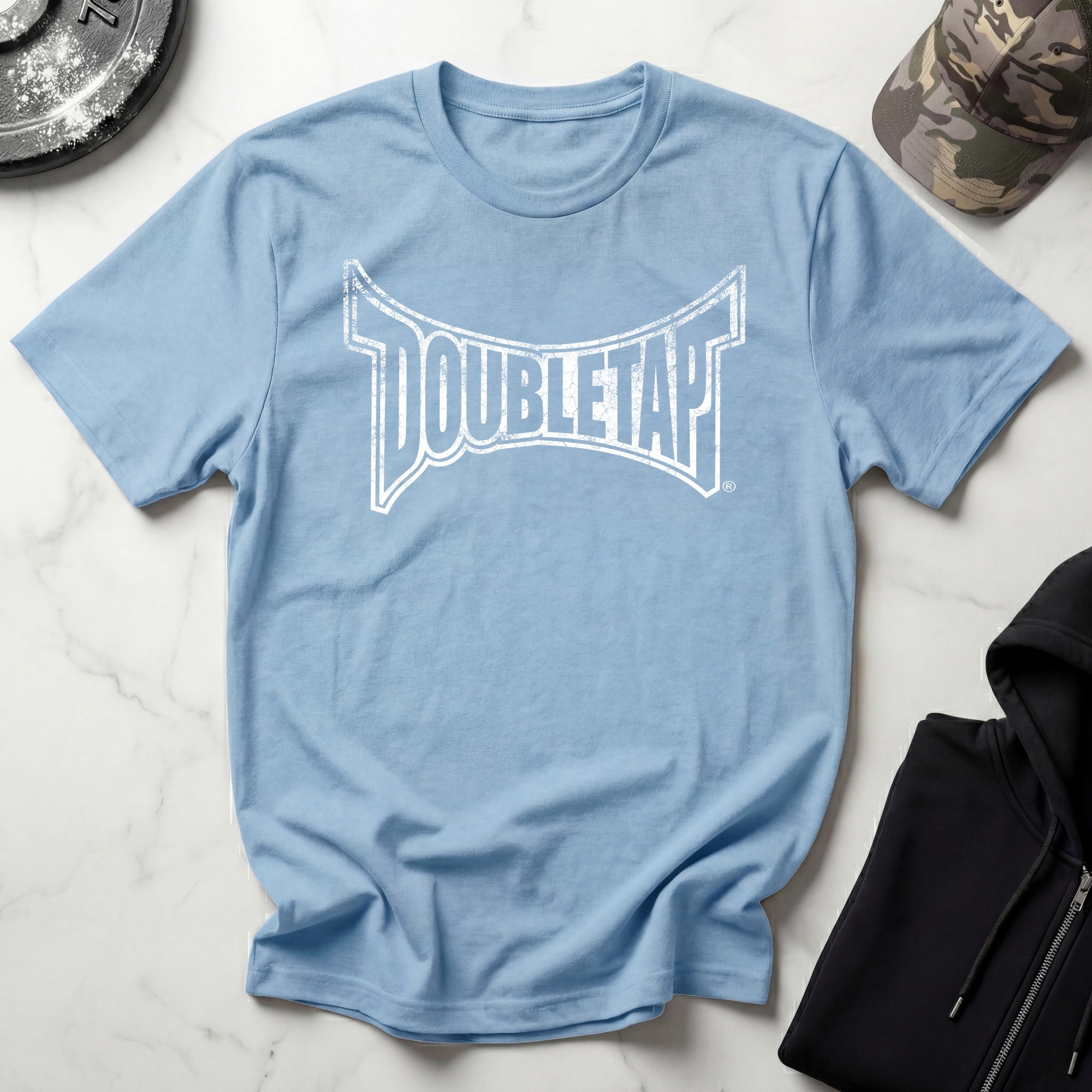 Double Tap Graphic Gym T-Shirt
