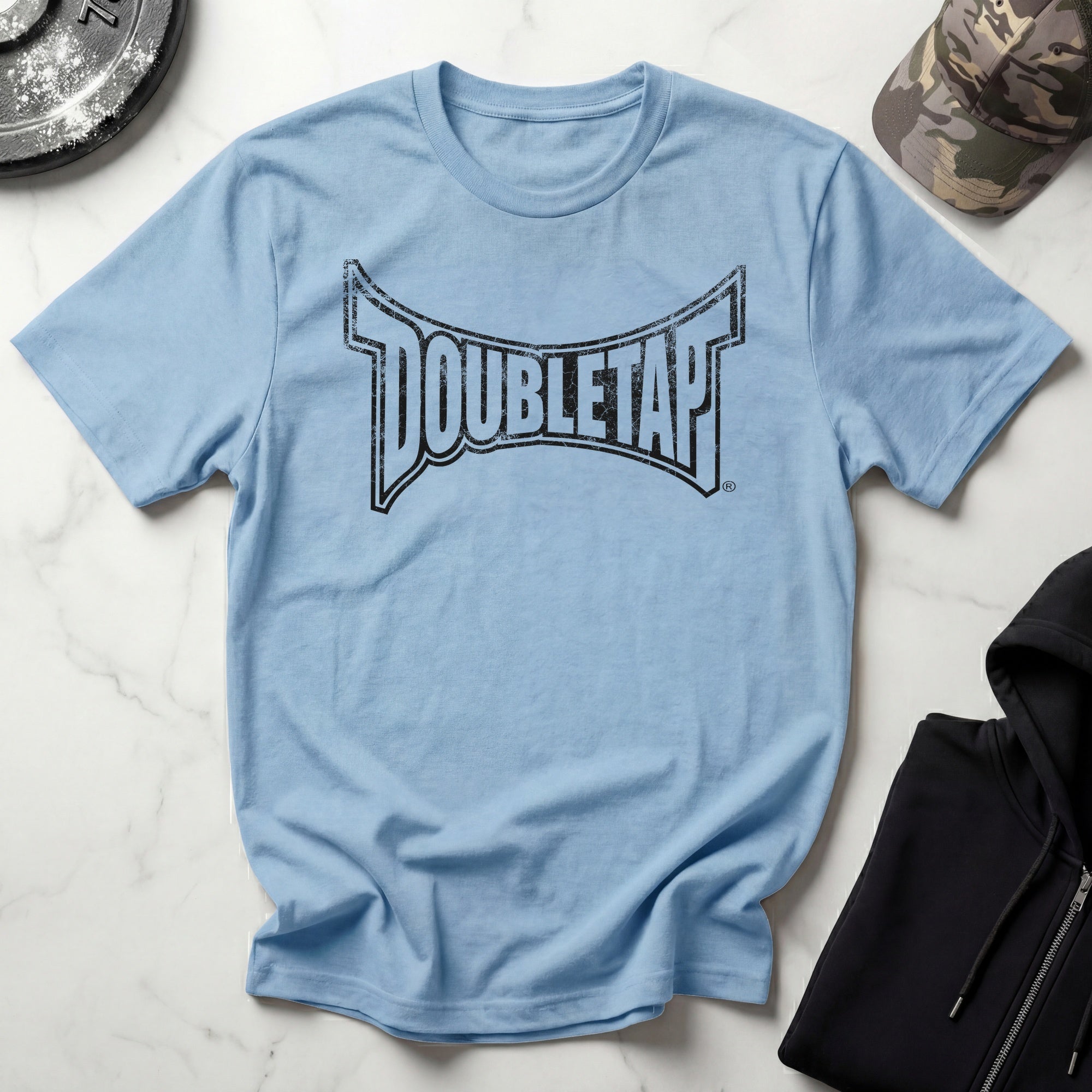DoubleTap Graphic Vintage Gym T-Shirt