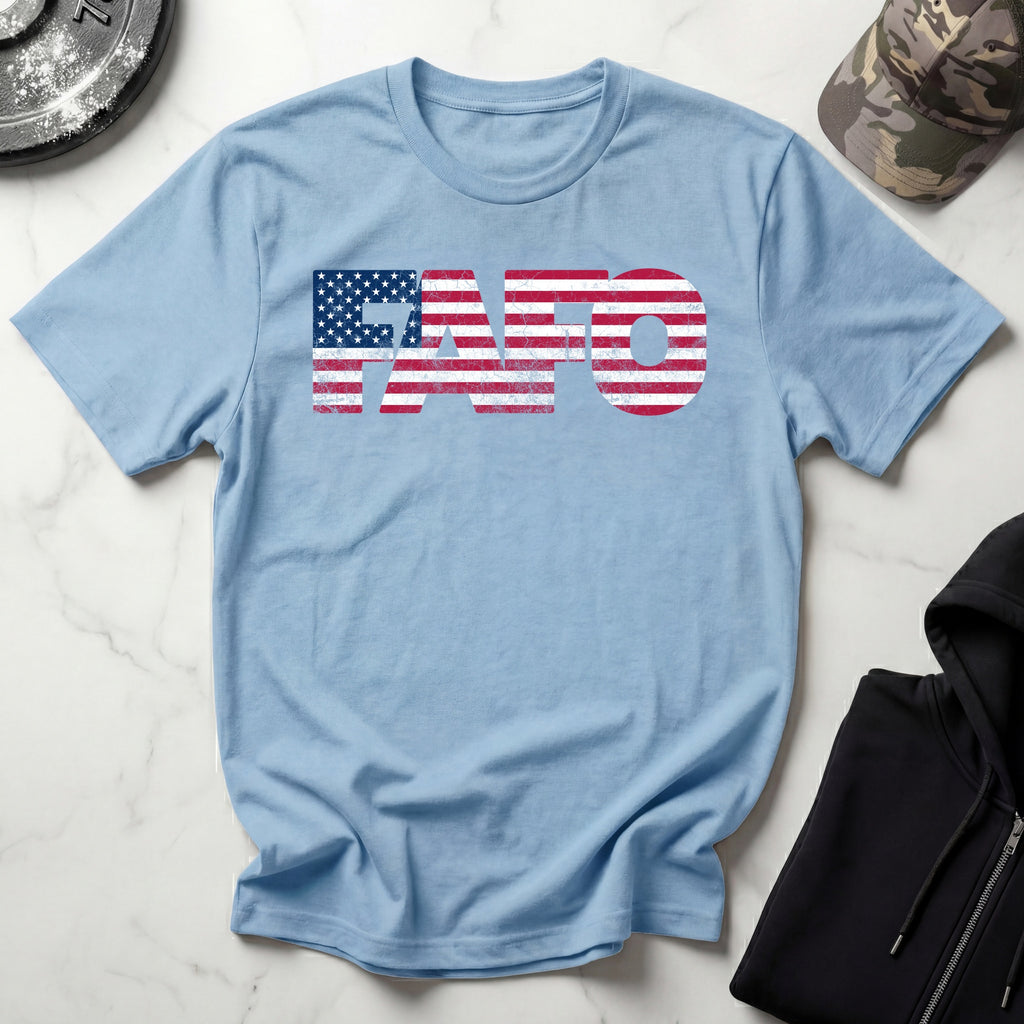 FAFO USA Vintage Graphic Gym T-Shirt