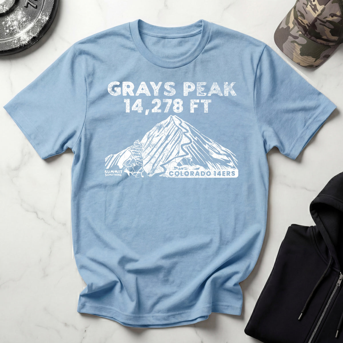 Grays Peak Retro Gym T-Shirt