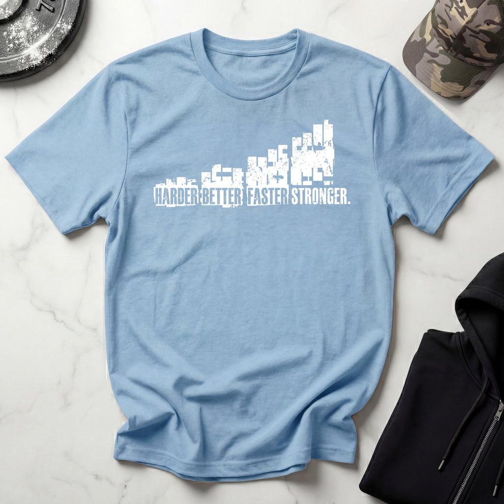 Harder Better Faster Stronger Gym Tee-Shirt