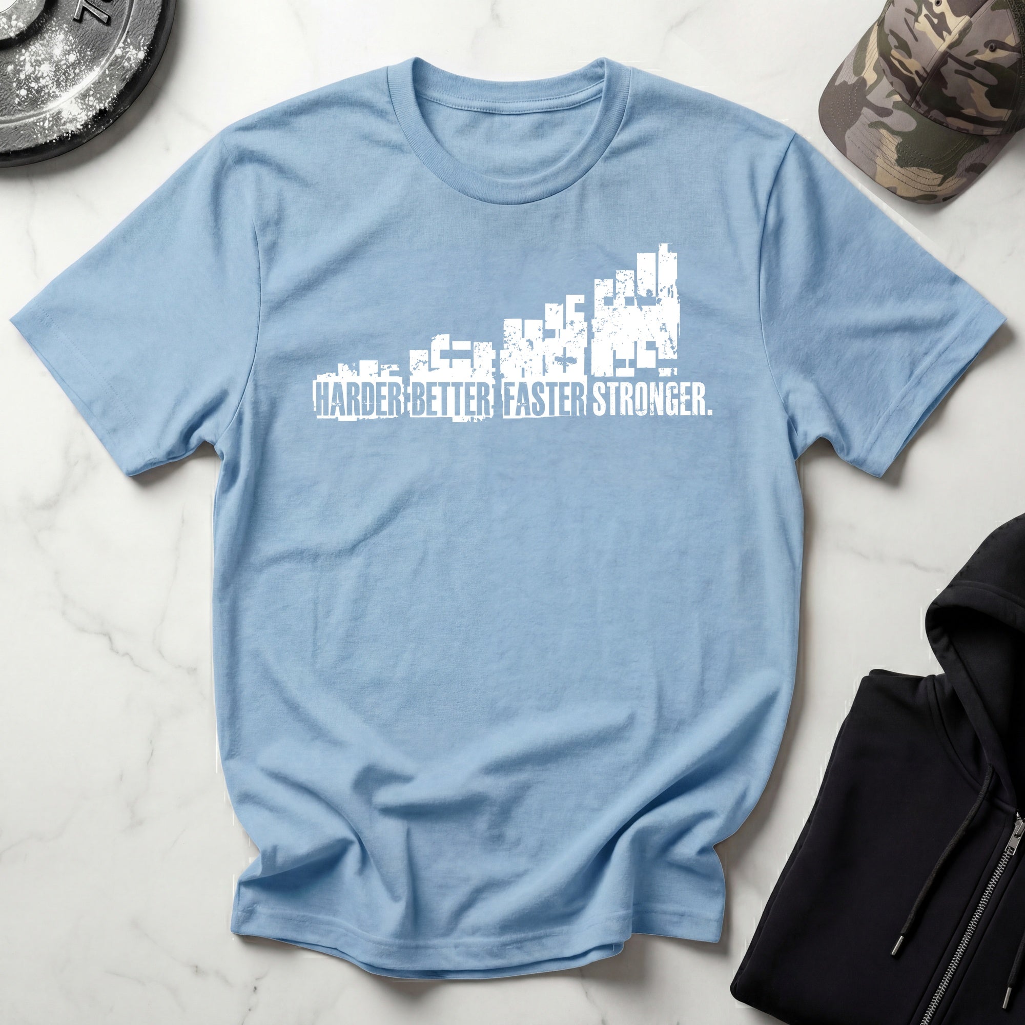 Harder Better Faster Stronger Gym Tee-Shirt