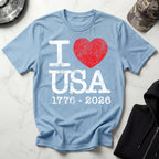 I Heart USA 250 Vintage Gym T-Shirt