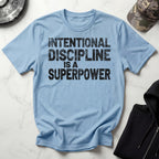 Intentional Discipline Is A Superpower Retro Gym T-Shirt