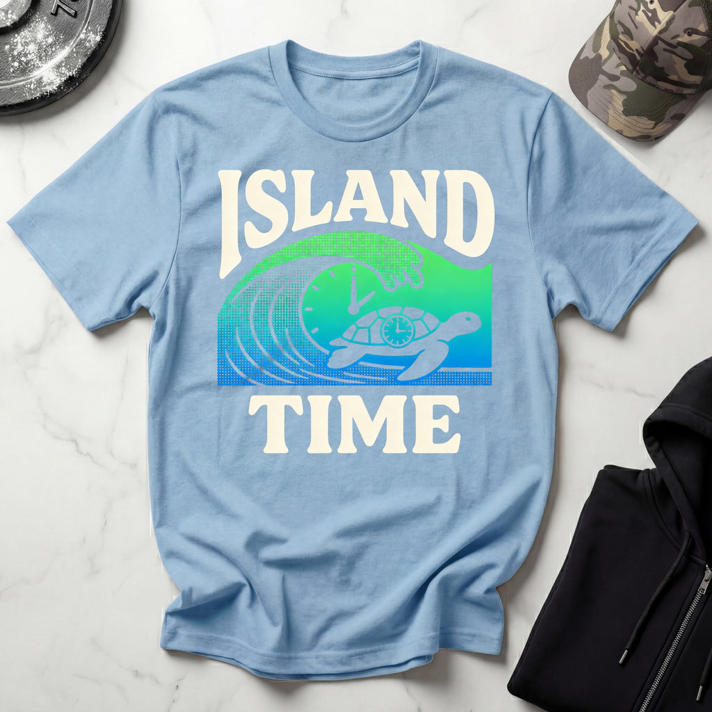 Island Time Graphic Gym T-Shirt