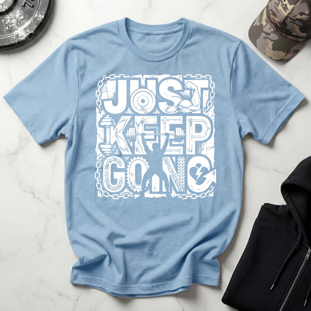 Just Keep Going Weightlifter T-Shirt
